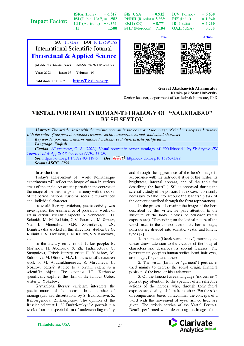 (PDF) Impact Factor