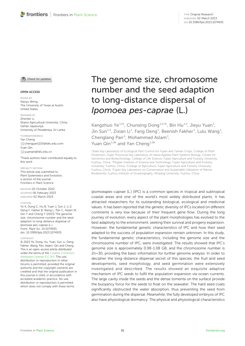 pdf-the-genome-size-chromosome-number-and-the-seed-adaption-to-long-distance-dispersal-of