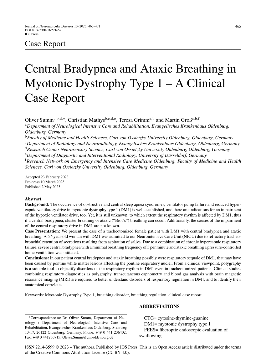 case report and literature review myotonic dystrophy