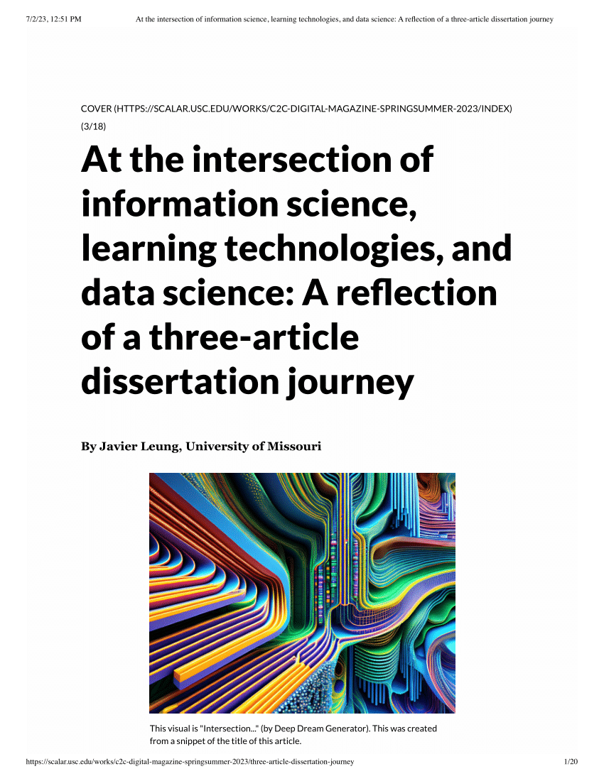 dissertation in information science