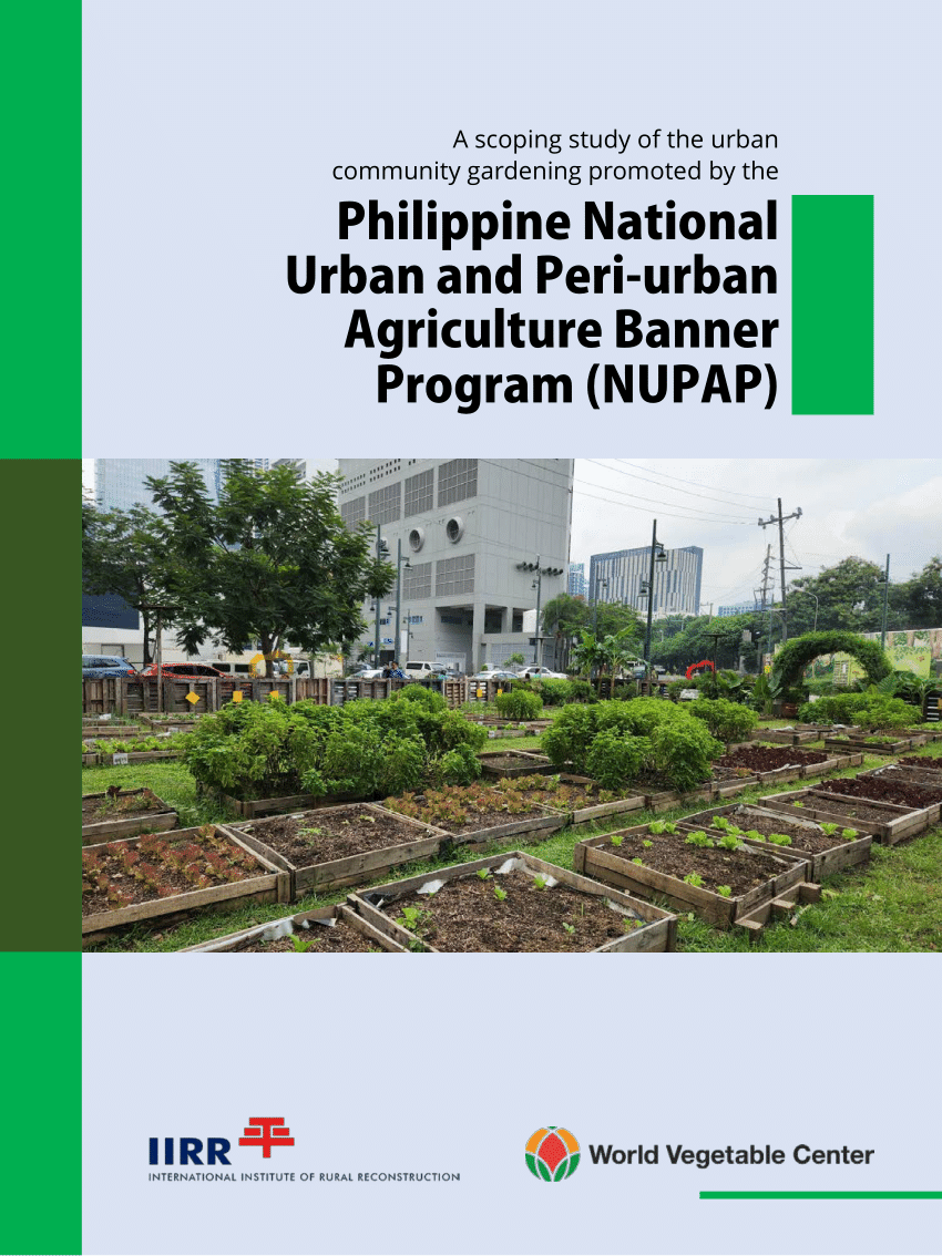sample research paper on urban gardening in the philippines