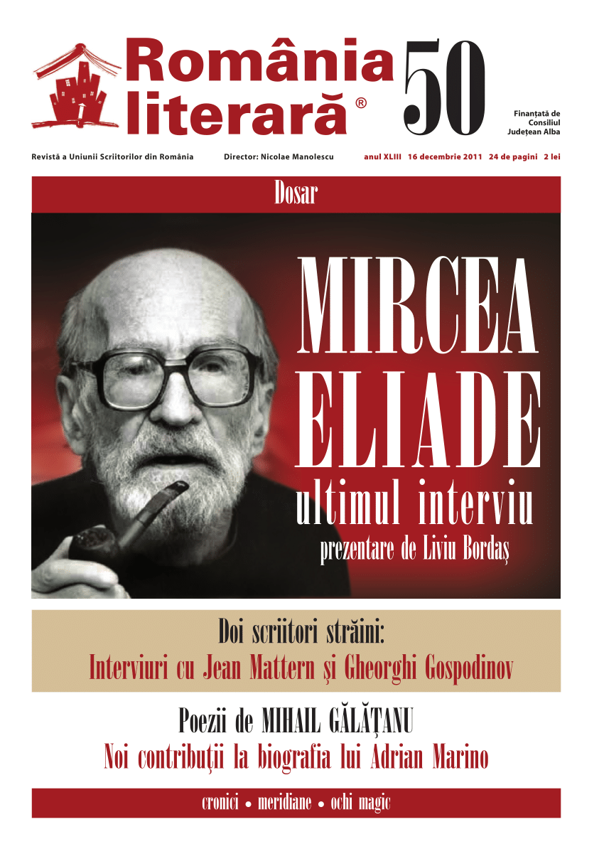 Ultimele 24 de ore ale lui Mircea Eliade
