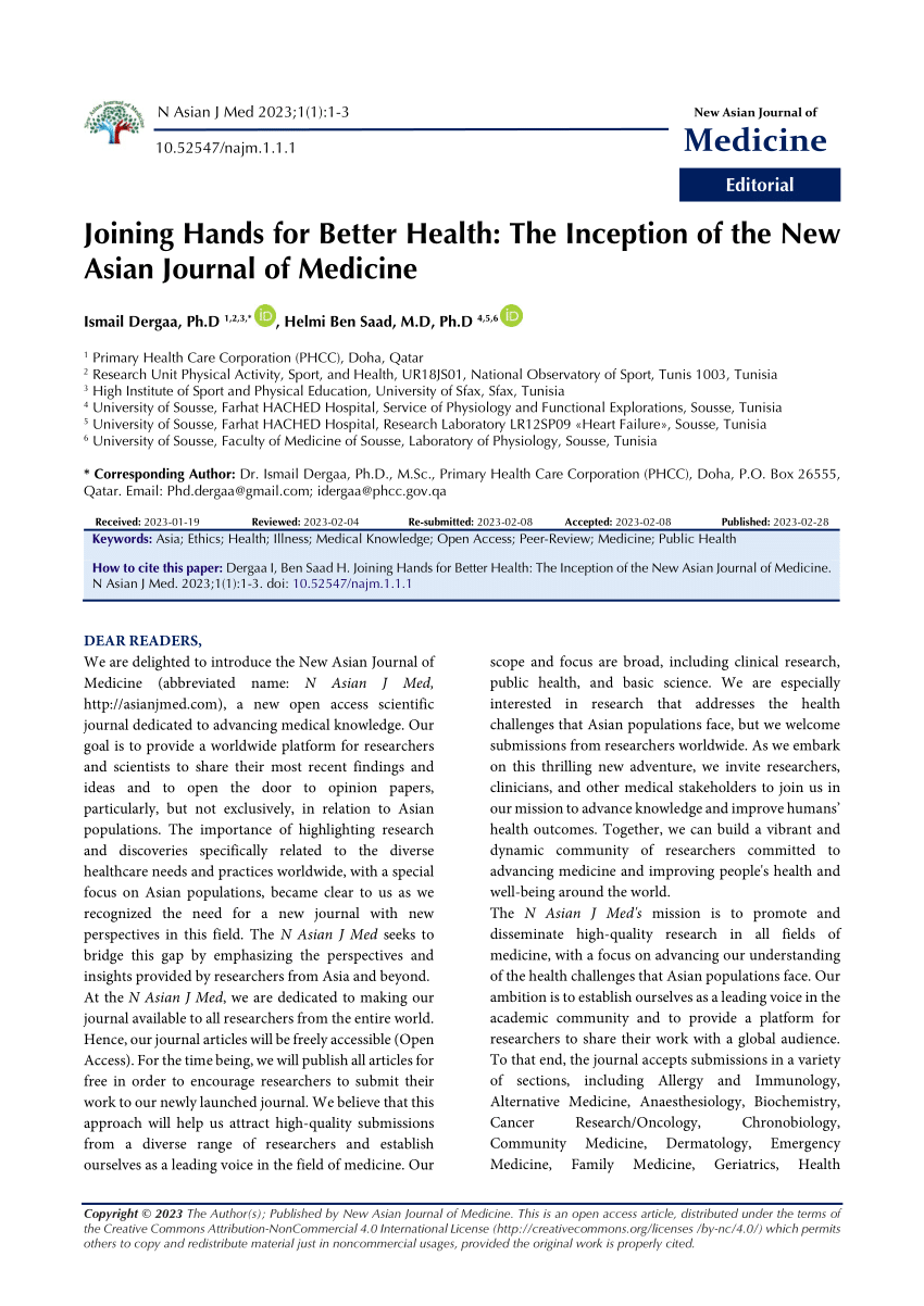 Healing Hands, Journal of Ethics