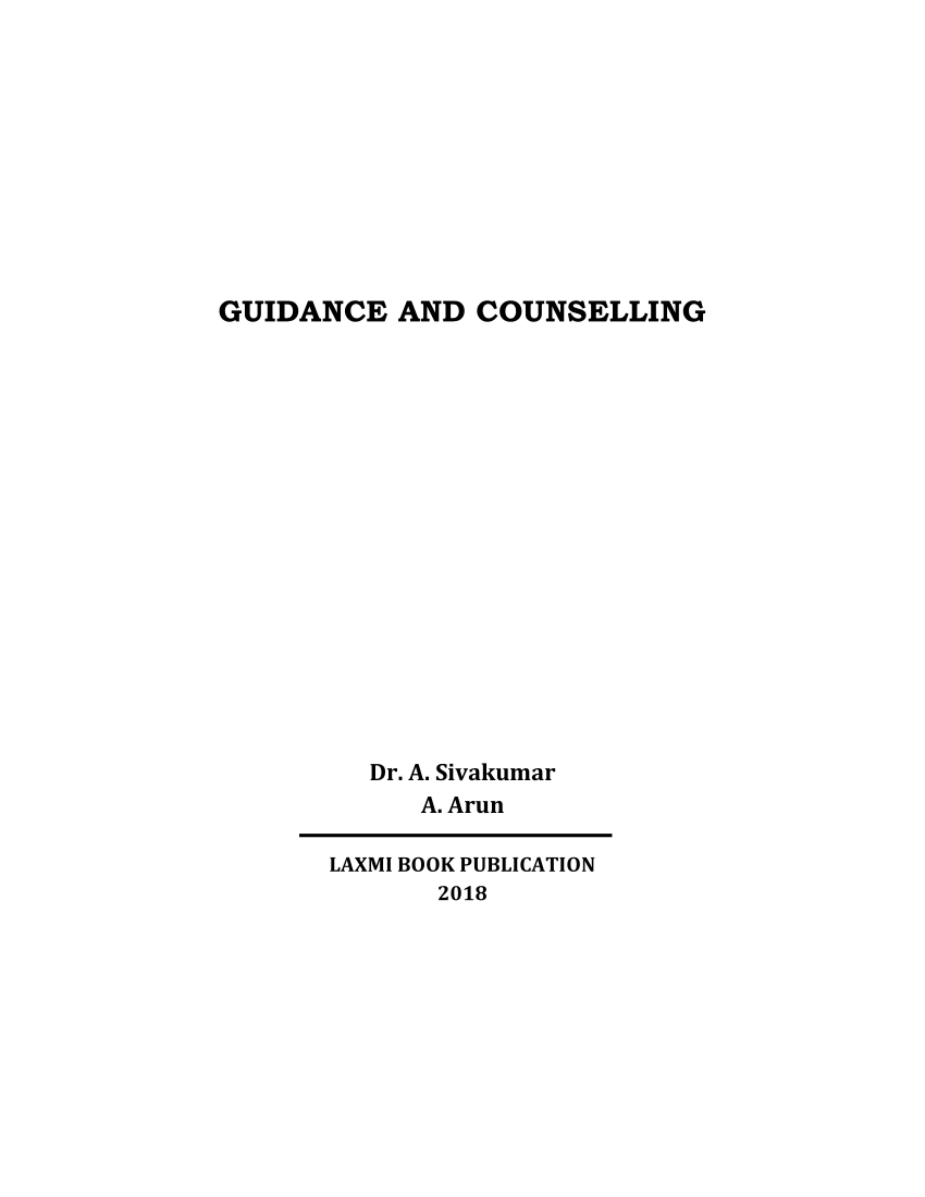 thesis on guidance and counselling pdf