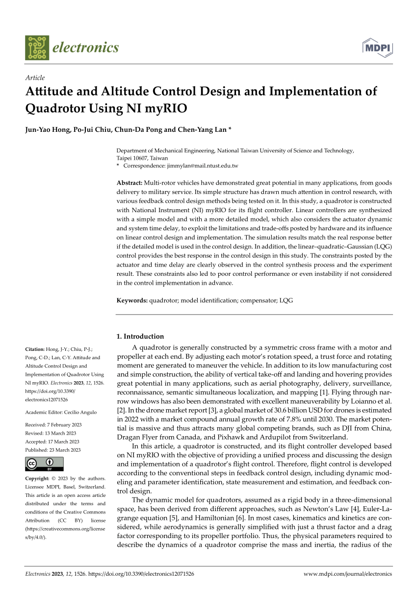 March 2023  Control Design