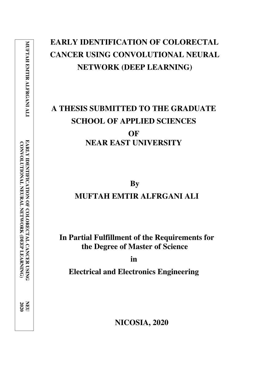 thesis on colorectal cancer