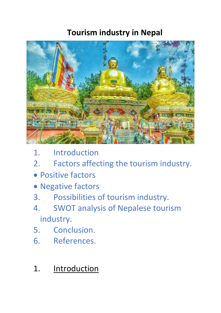 essay on importance of tourism industry in nepal