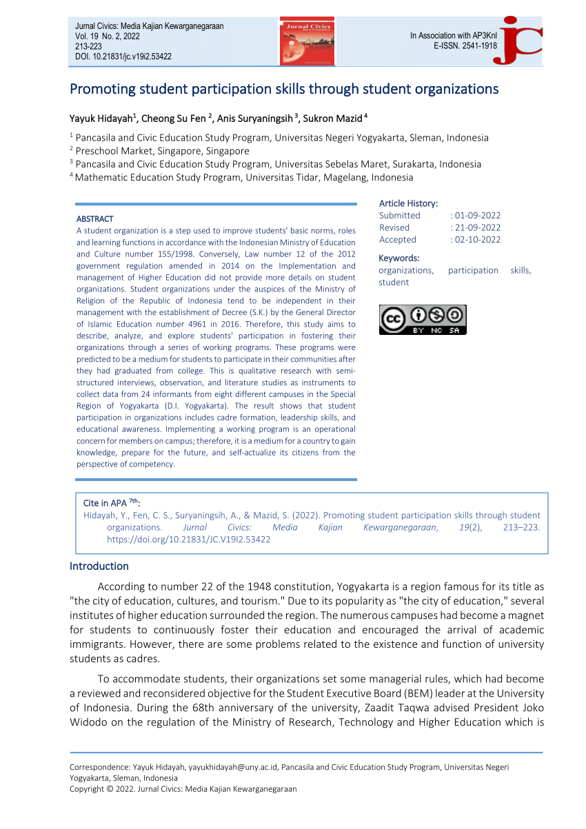 action research report on how to increase student participation