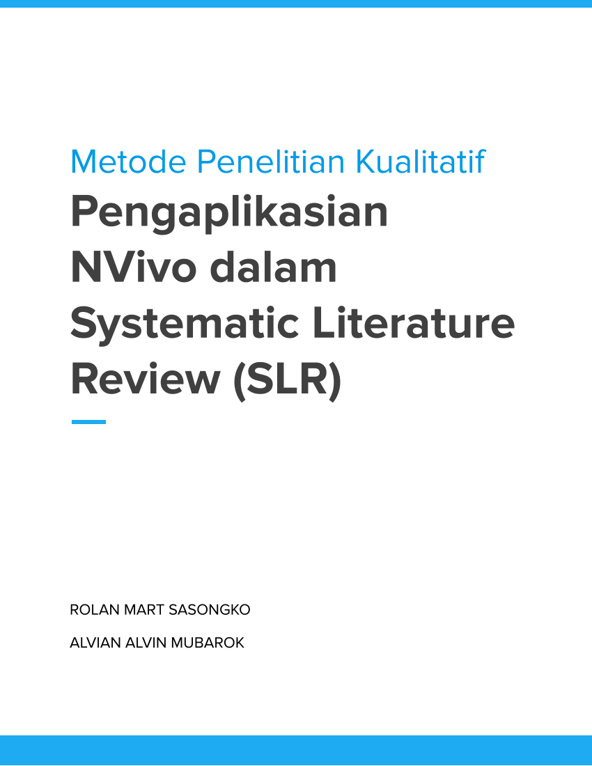 literature review in nvivo