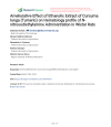 Preview image for Ameliorative Effect of Ethanolic Extract of Curcuma longa (Tumeric) on Hematology profile of N-nitrosodiethylamine Administration in Wistar Rats