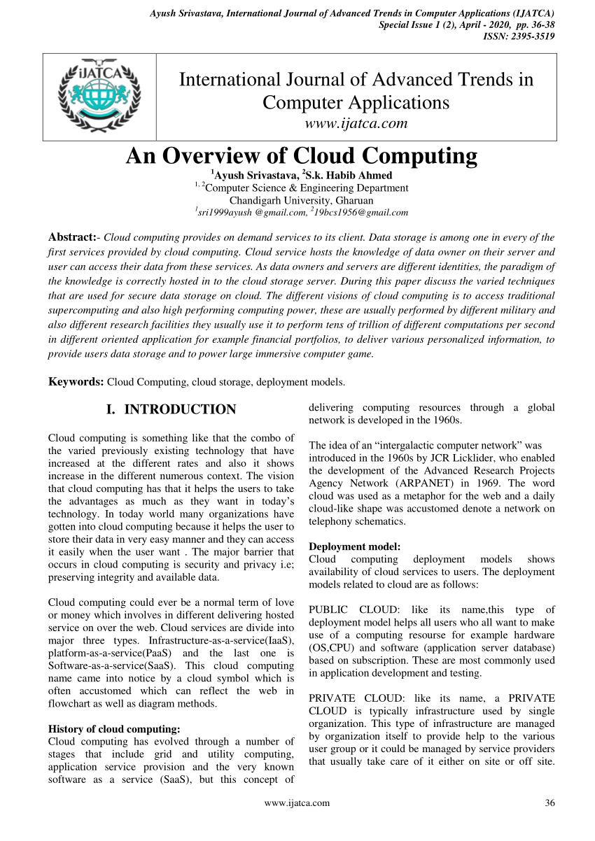 ieee research paper on cloud computing pdf