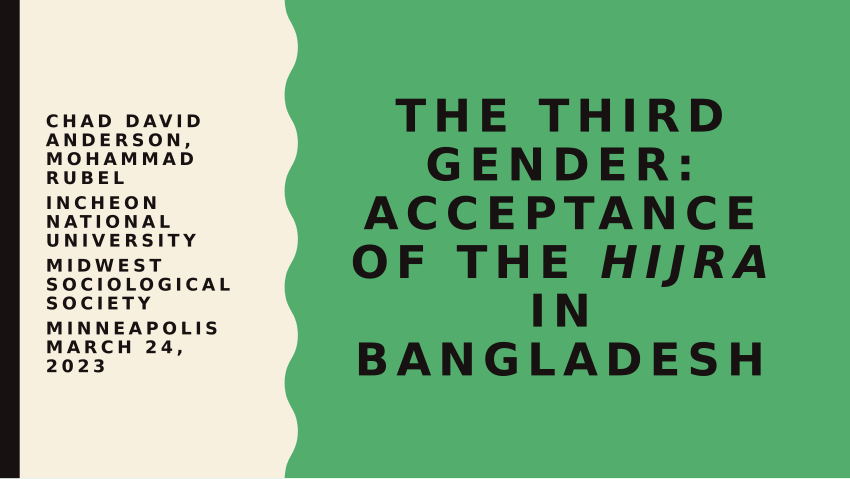research paper on third gender in bangladesh