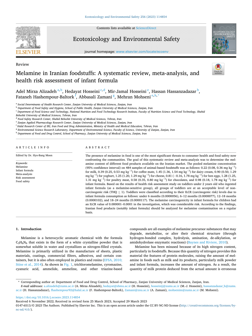 Comparison between pollutants found in breast milk and infant formula in  the last decade: A review - ScienceDirect