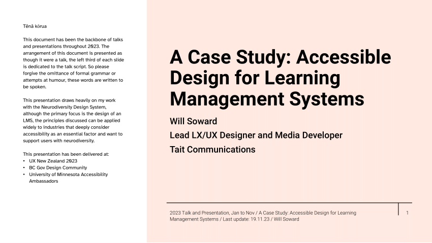 case study for learning management system