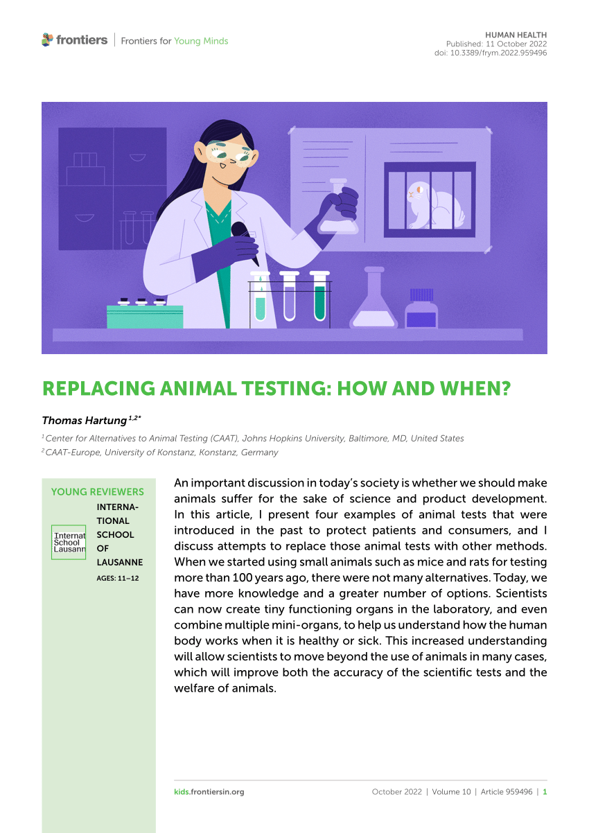 animal testing case study