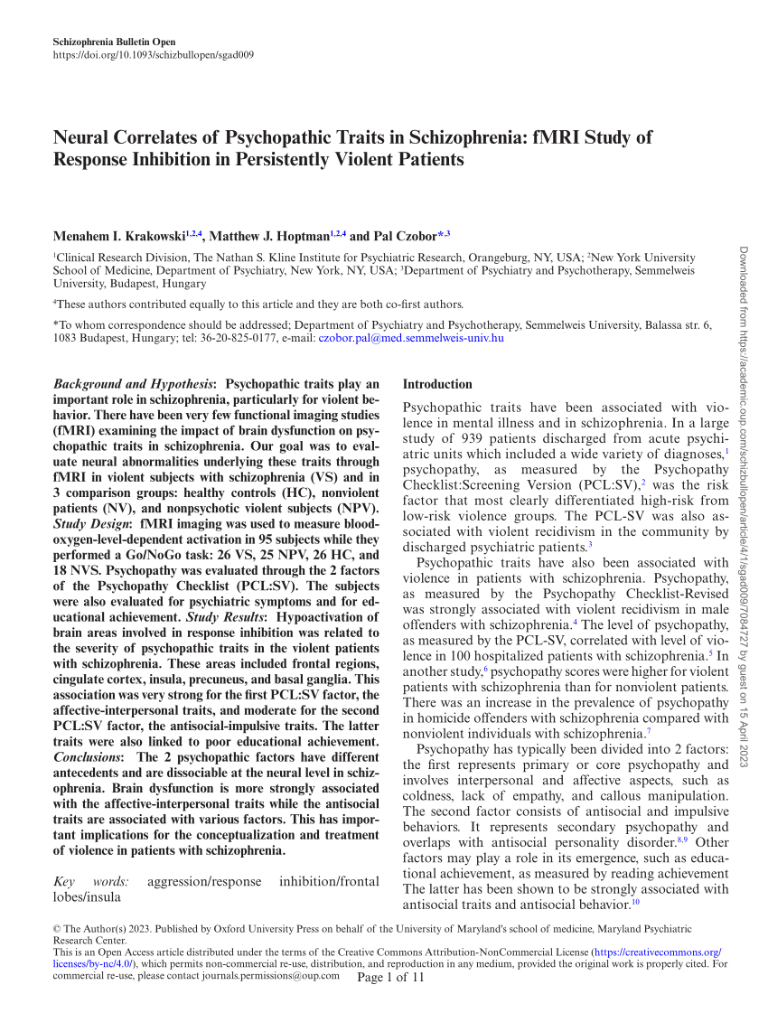 a systematic literature review of neuroimaging of psychopathic traits