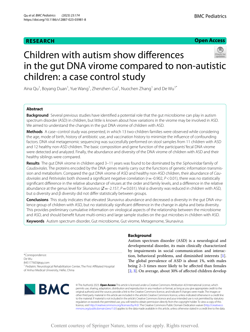 autistic child case study