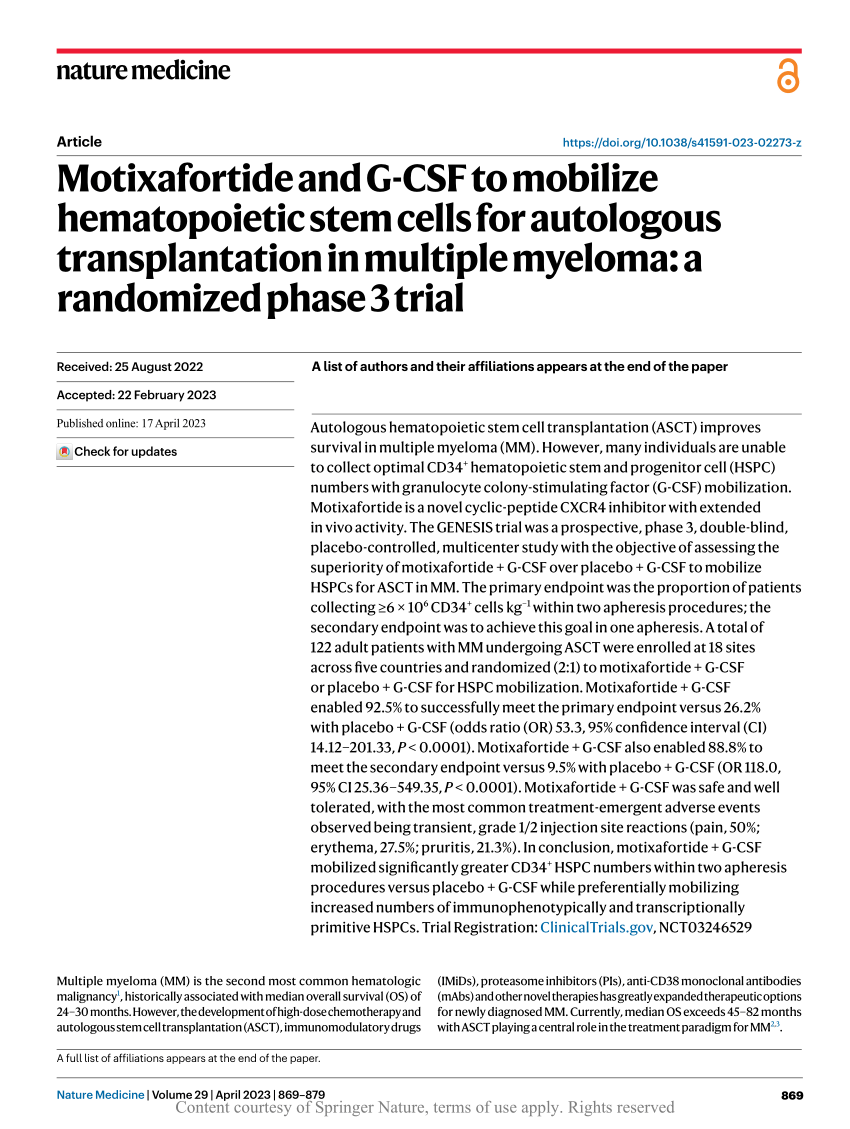 https://i1.rgstatic.net/publication/370070334_Motixafortide_and_G-CSF_to_mobilize_hematopoietic_stem_cells_for_autologous_transplantation_in_multiple_myeloma_a_randomized_phase_3_trial/links/643e999ee881690c4be19cea/largepreview.png