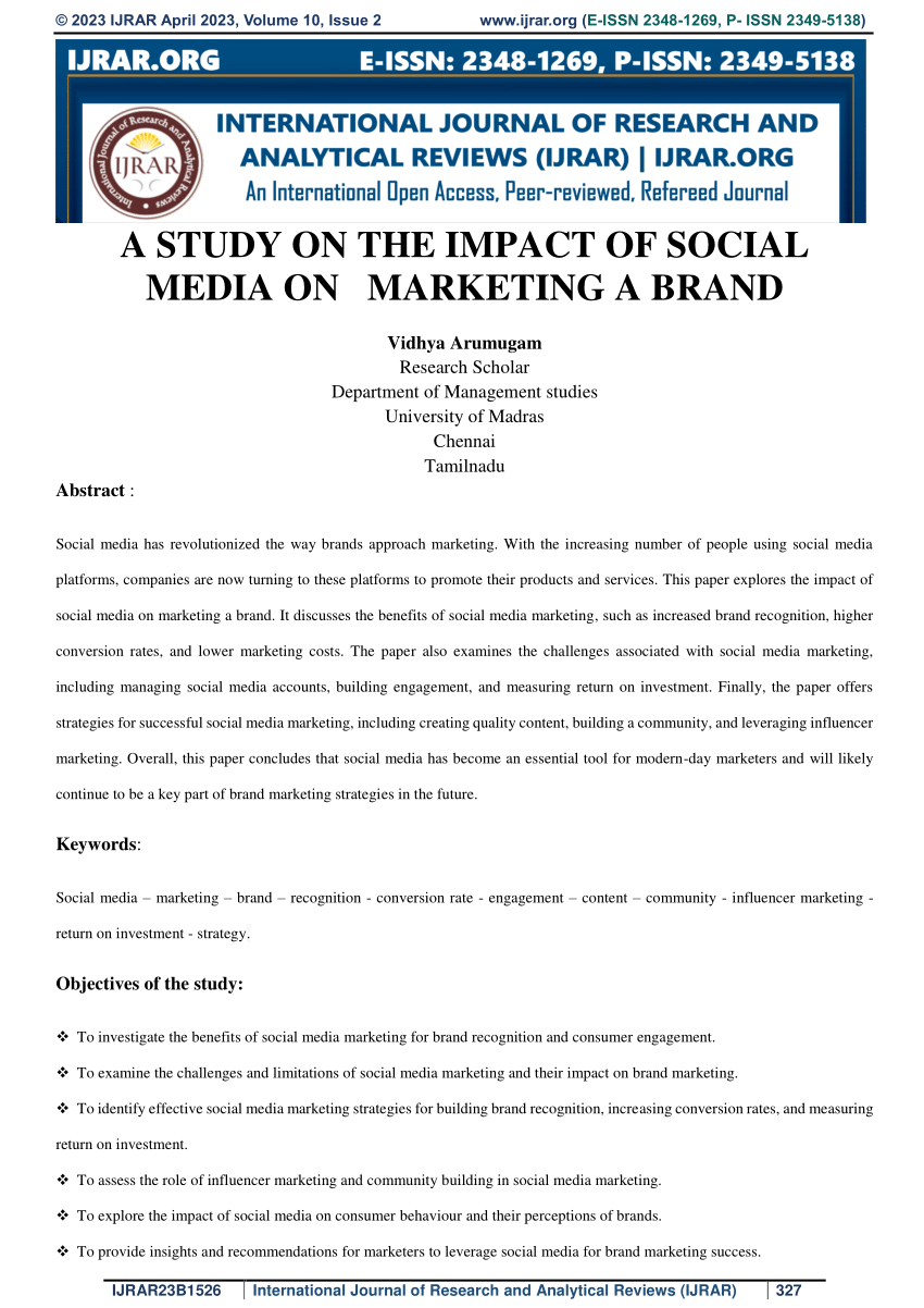 social media marketing phd thesis