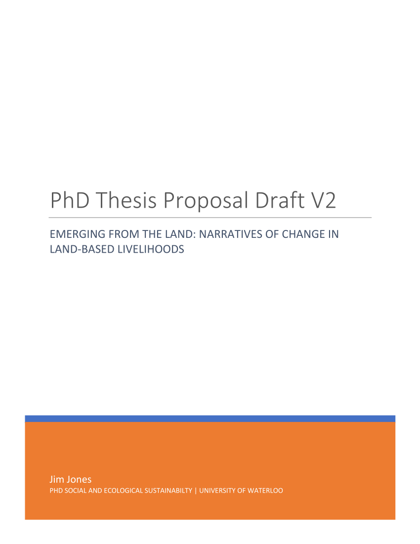 draft proposal thesis