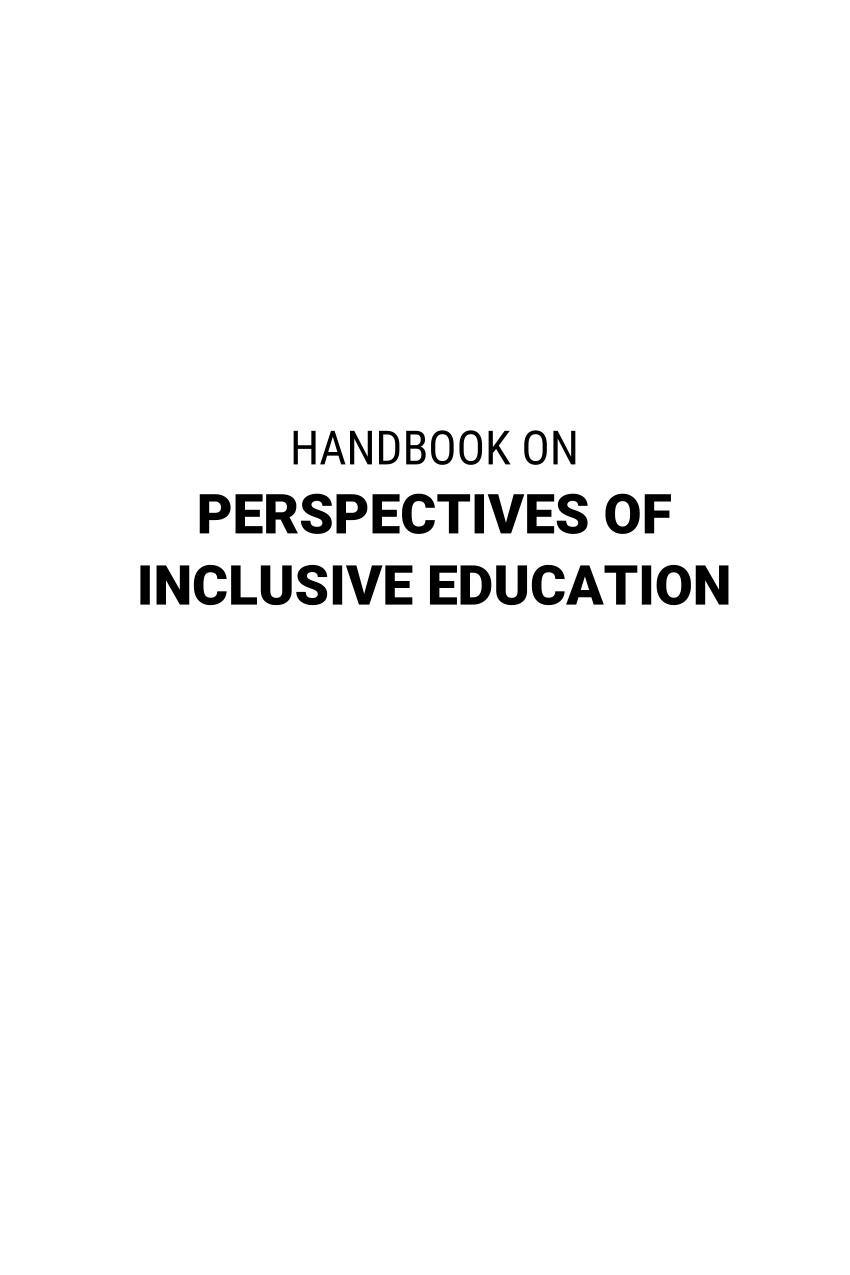 inclusive education research paper pdf