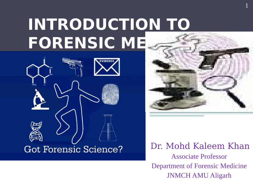 forensic medicine research papers