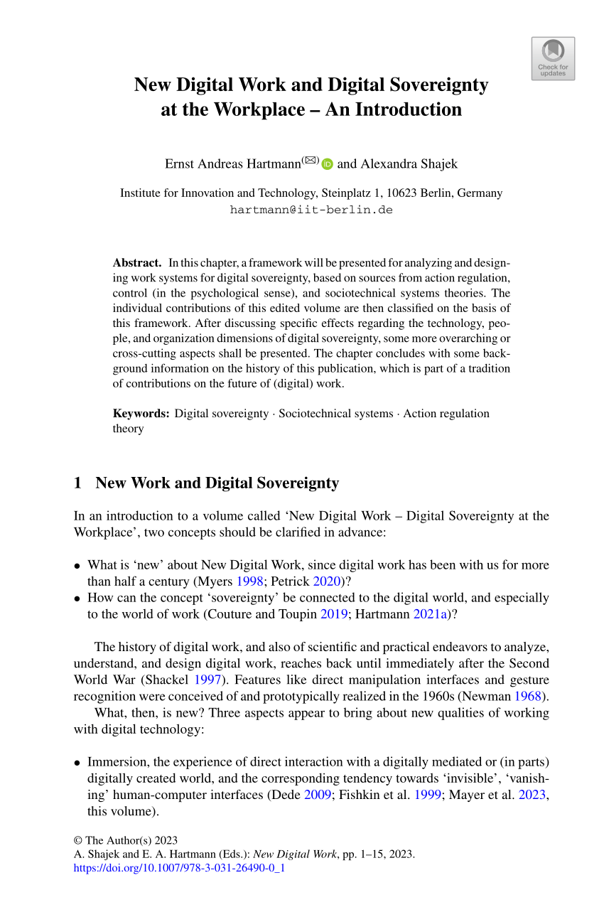 digital workplace thesis