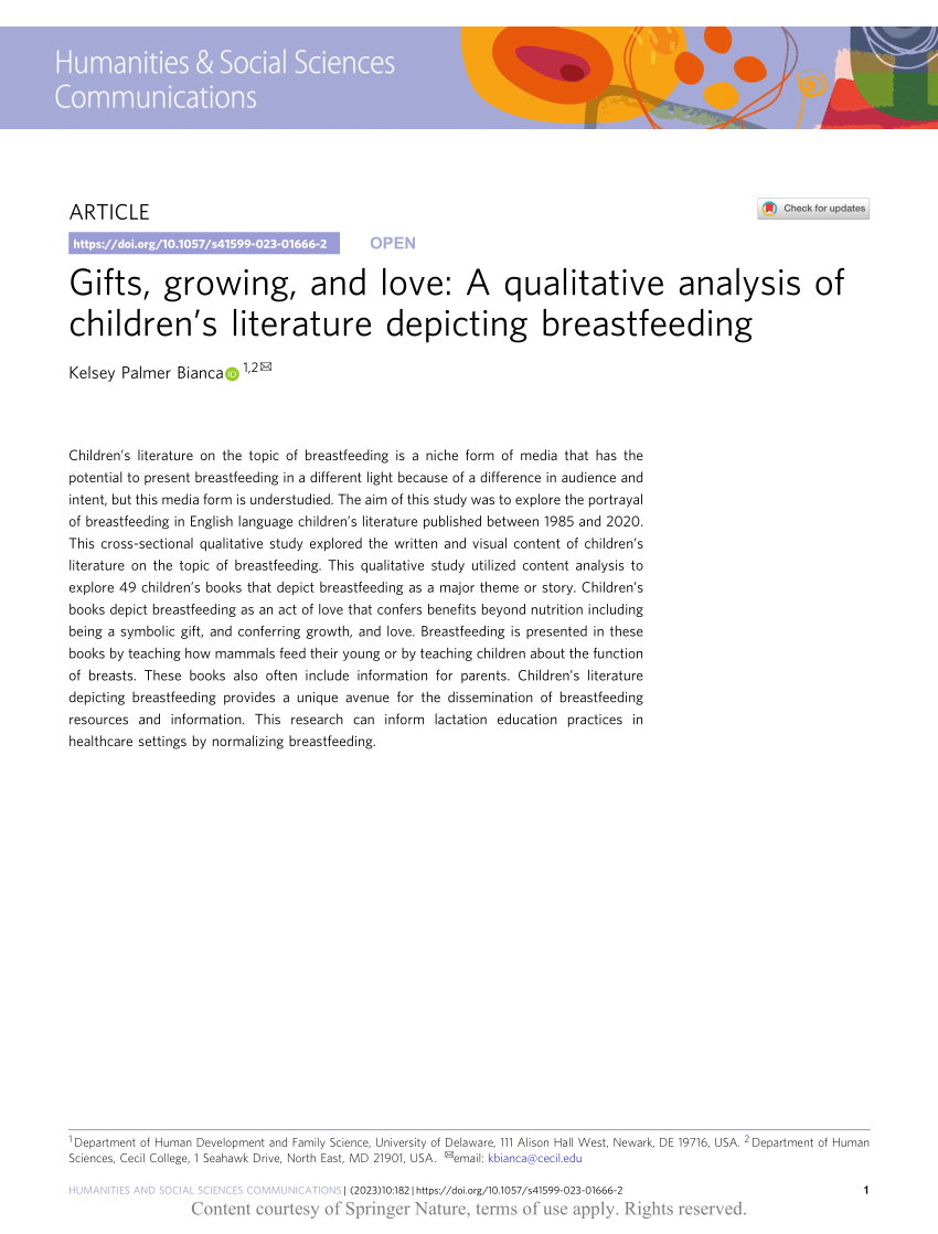 literature review in breastfeeding