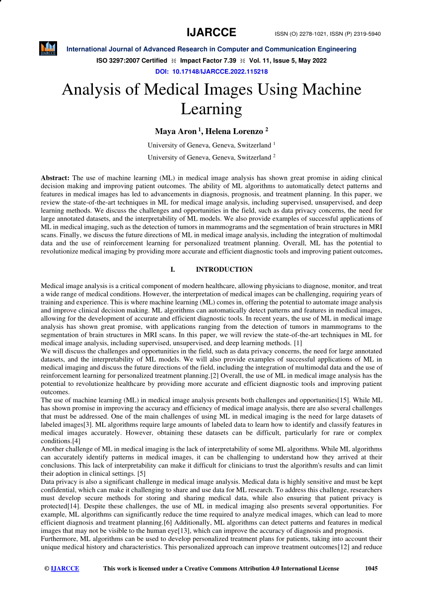 research paper on machine learning in healthcare
