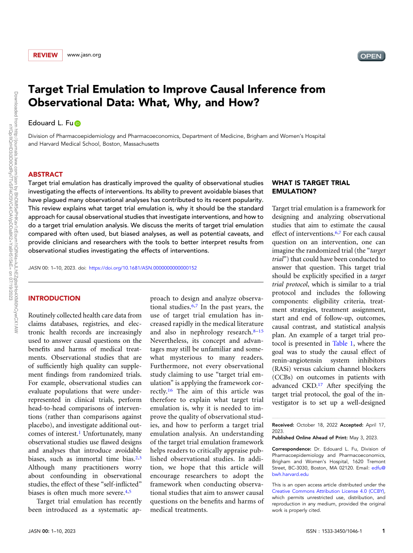 PDF) High-throughput target trial emulation for Alzheimer's