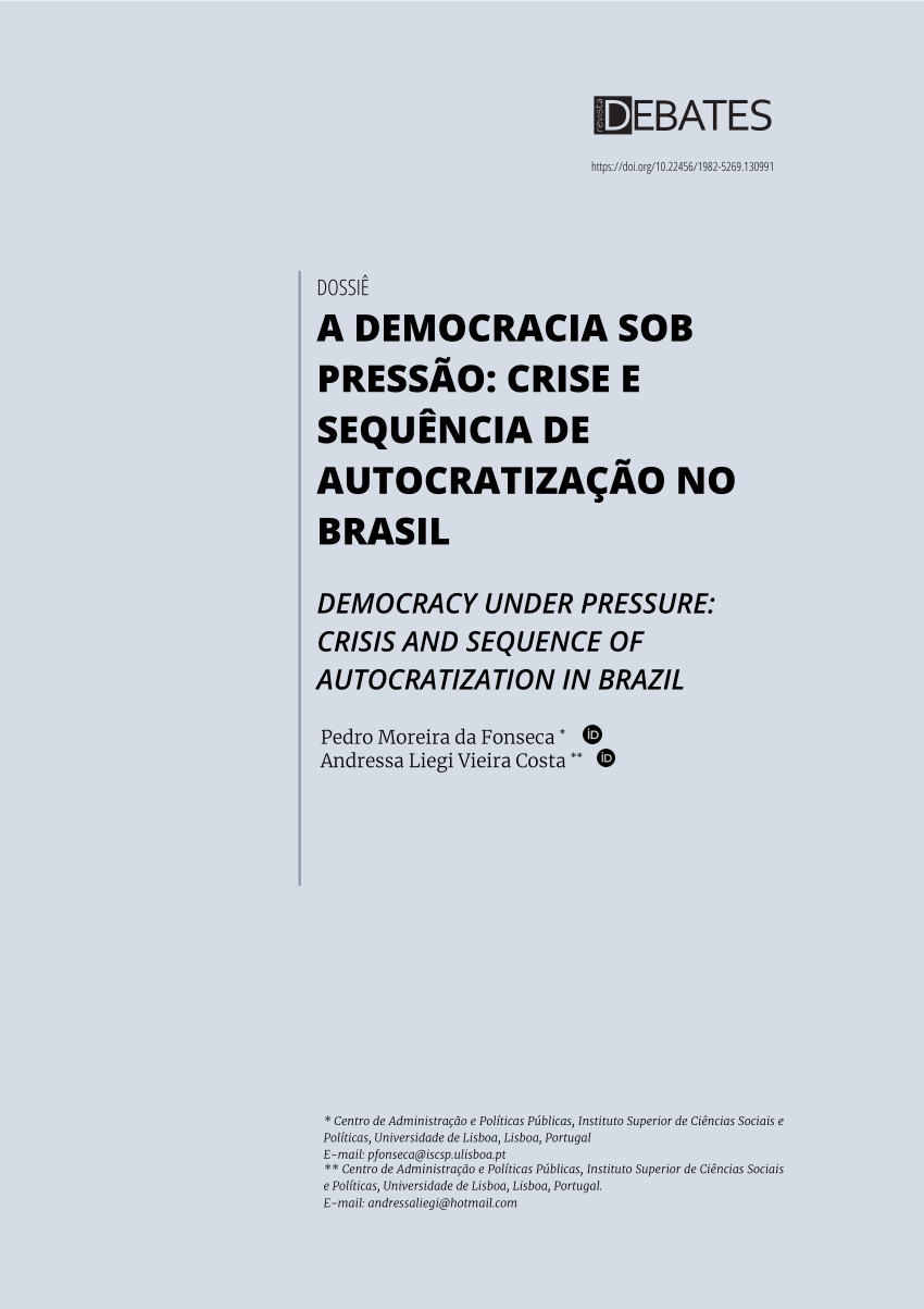 Impasses da Democracia no Brasil, por Leonardo Avritzer