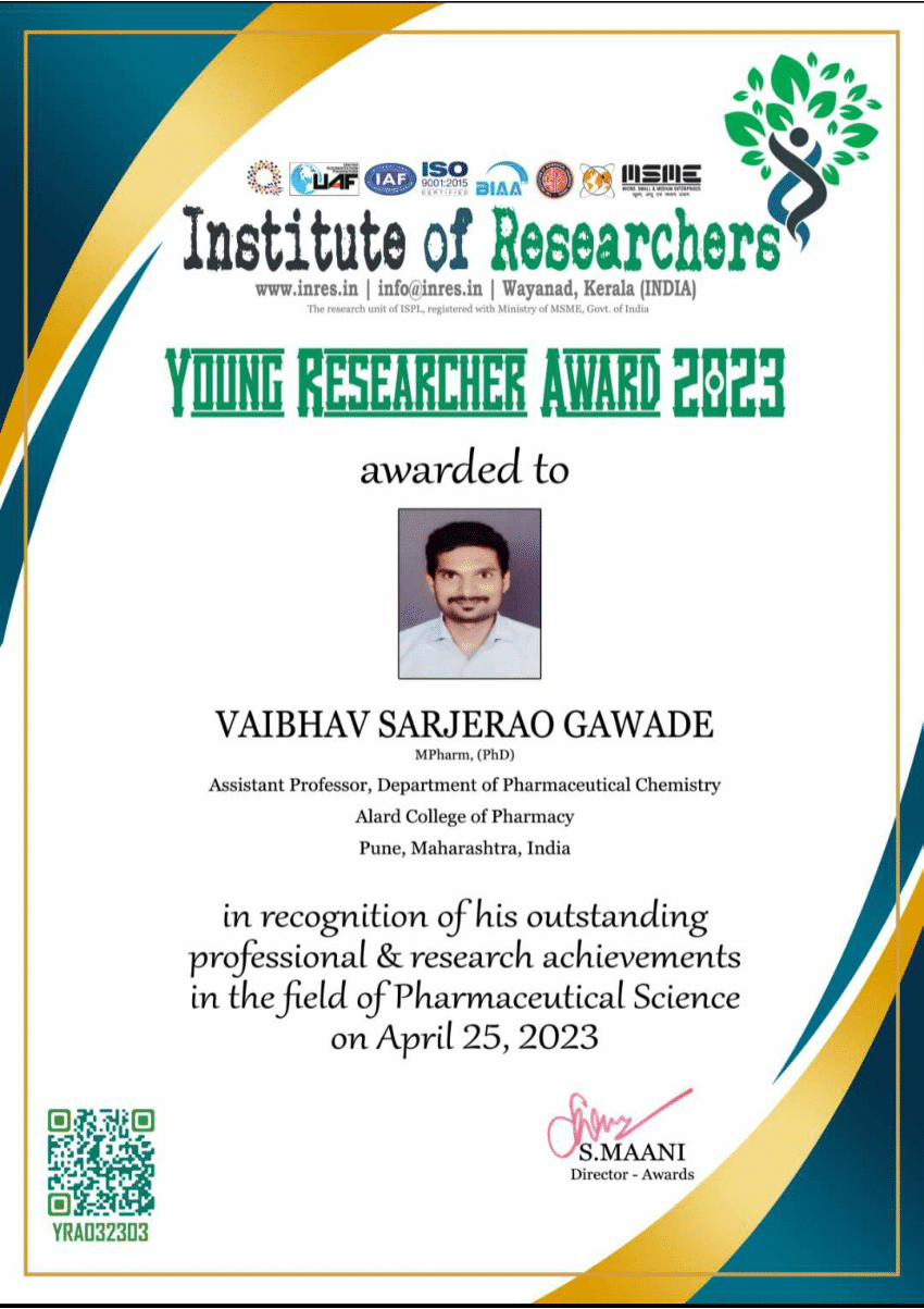 (PDF) Young Researcher Award 2023