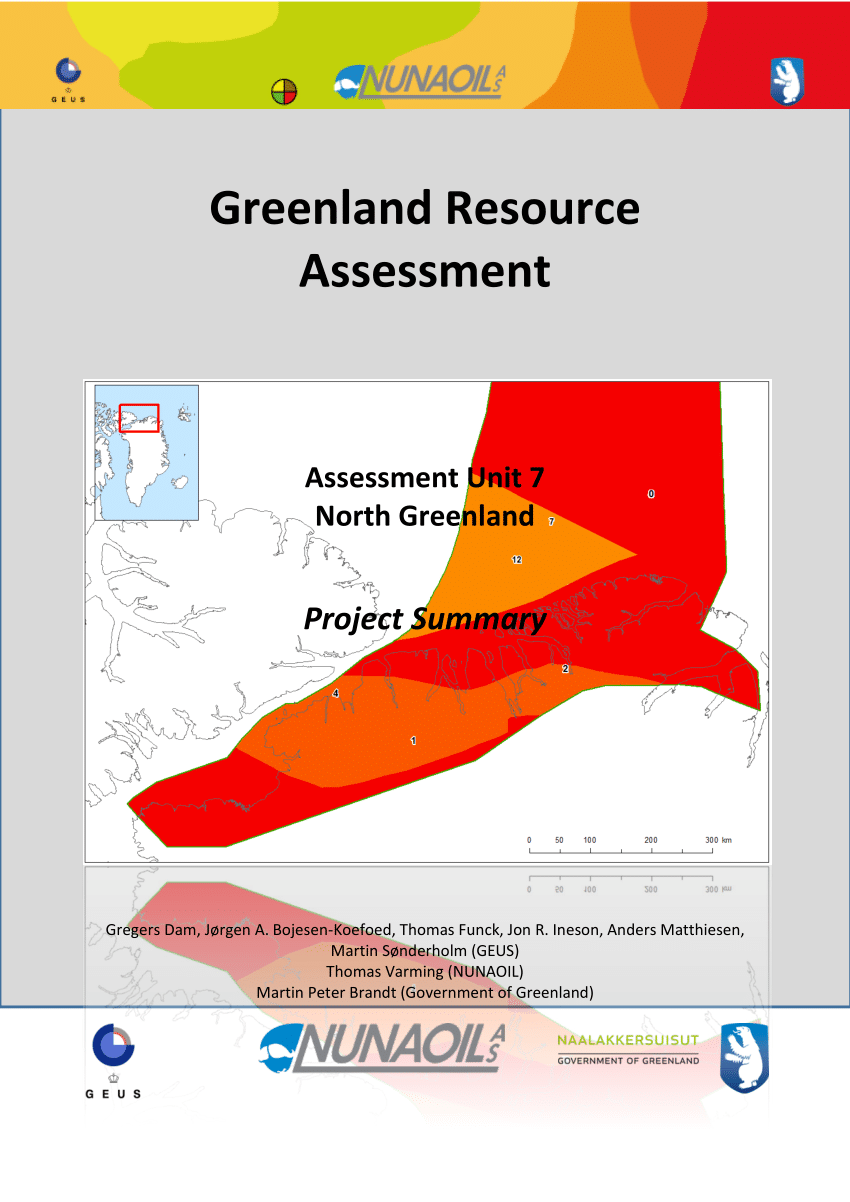 (PDF) Greenland Resource Assessment Assessment Unit 7 North Greenland