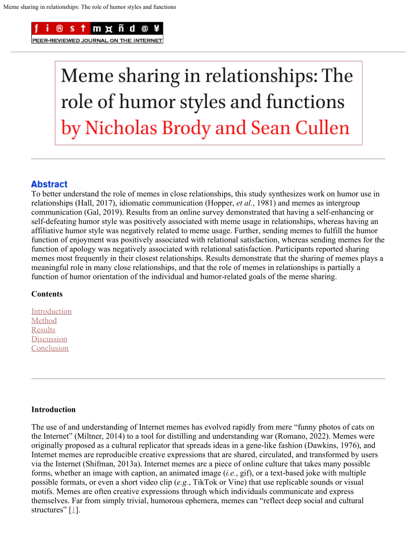 Do It for the Culture: The Case for Memes in Qualitative Research -  Constance Iloh, 2021