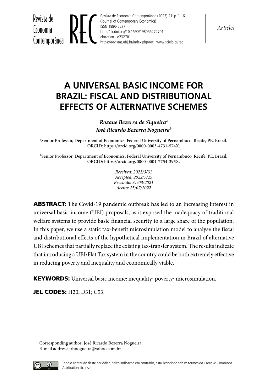 universal basic income research paper