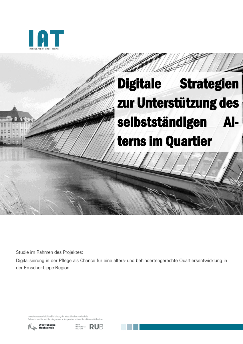PDF) Digitale Strategien zur Unterstützung des selbstständigen Al- terns im  Quartier