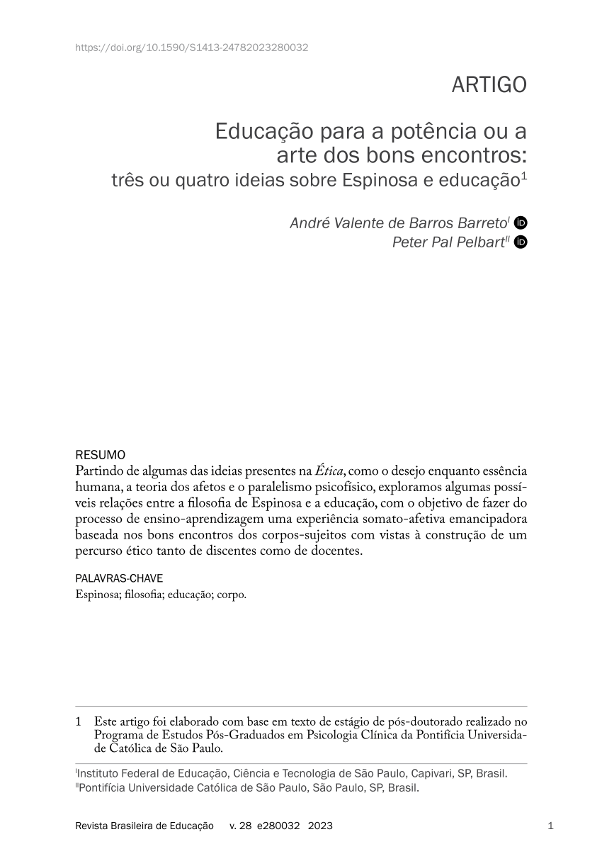 PDF) Chauí, Desejo, paixão e ação na ética de Espinosa completo