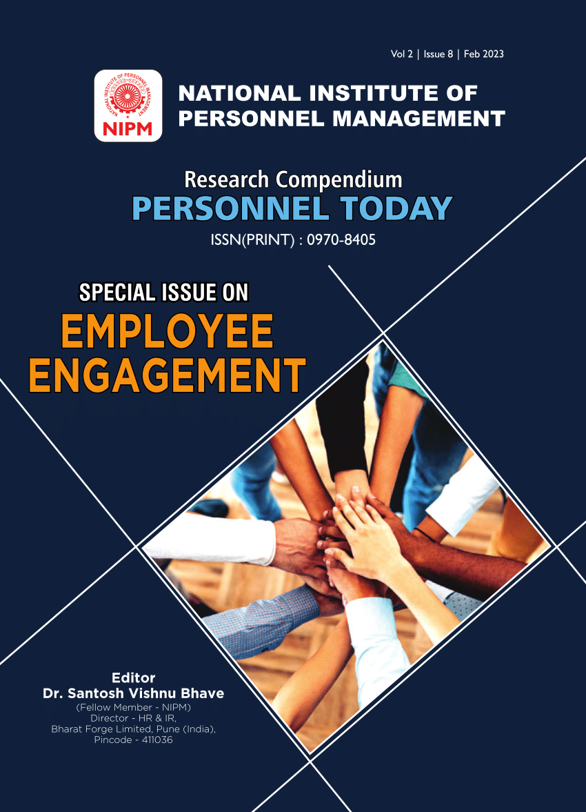 PDF) Personnel Today-8th Issue,Employee engagement driven by AI and ML  mediated by Progressive Work practices
