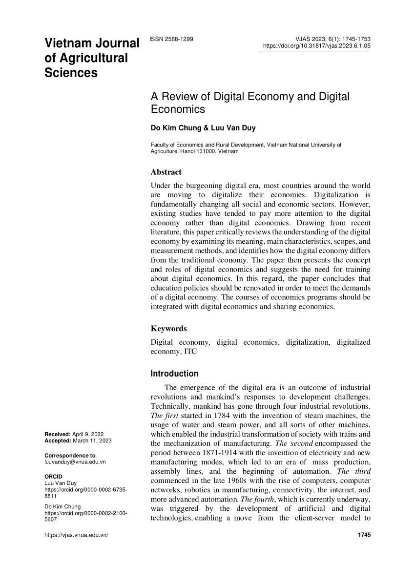 digital economy research paper