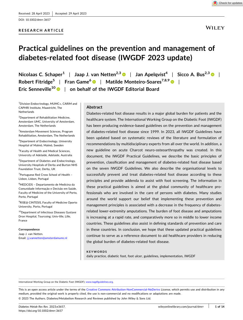 (PDF) Practical guidelines on the prevention and management of diabetes