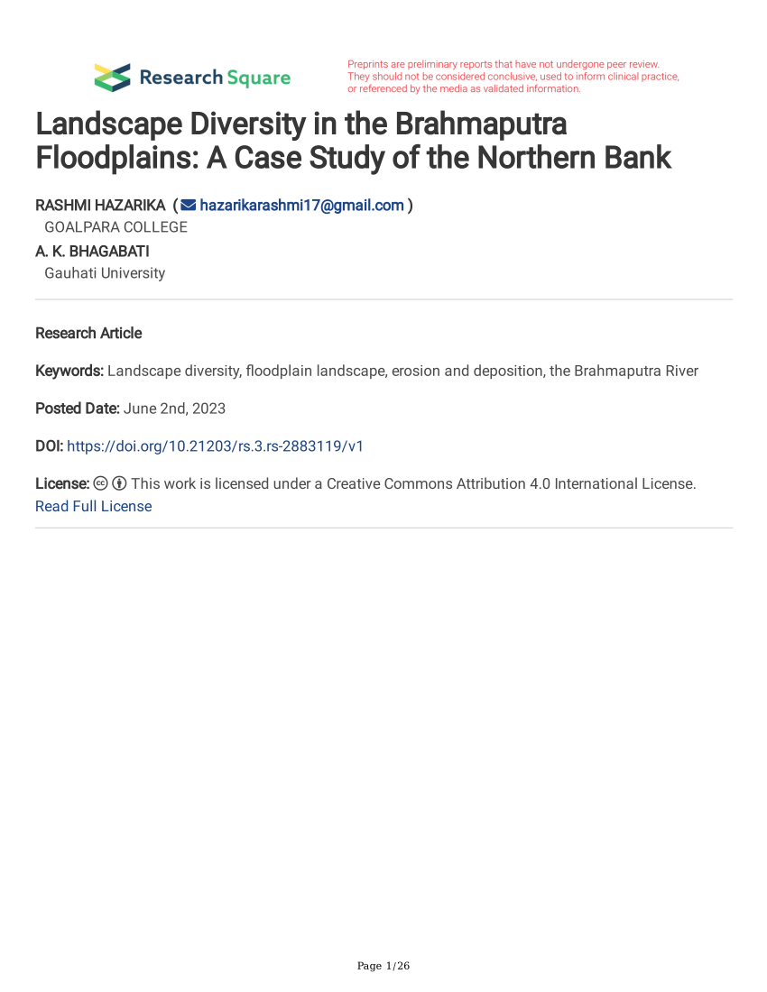 brahmaputra flood case study