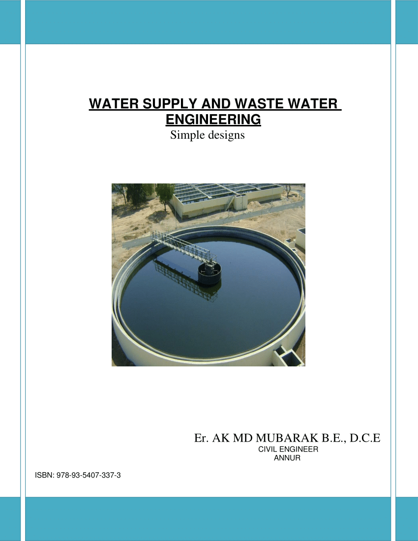 PDF WATER SUPPLY AND WASTE WATER ENGINEERING Simple Designs   Largepreview 