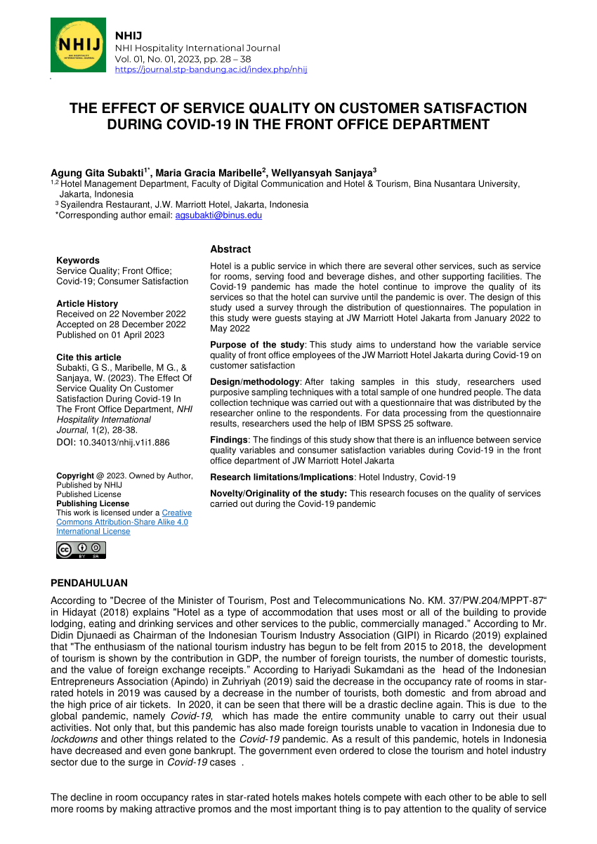 effect of service quality on customer satisfaction thesis