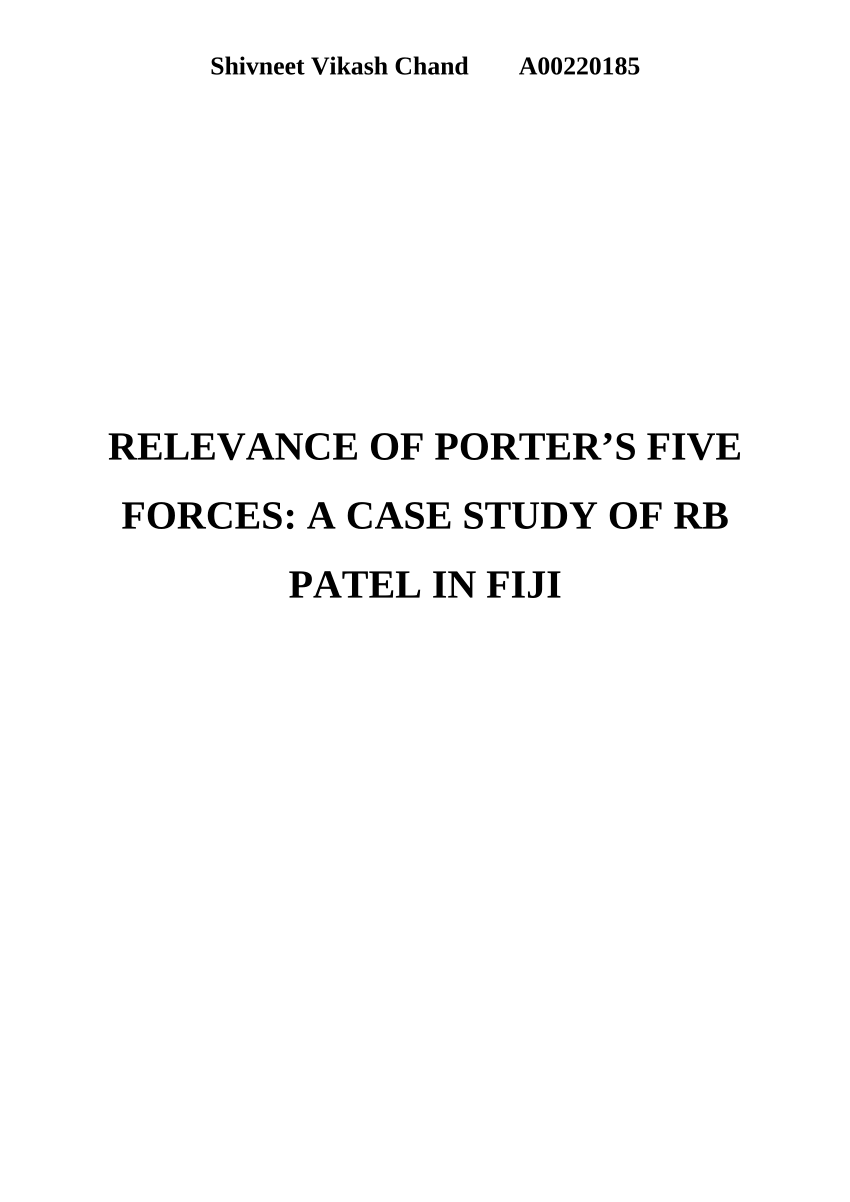 Short - Essay - On - Fendi Porter's Five Forces, PDF