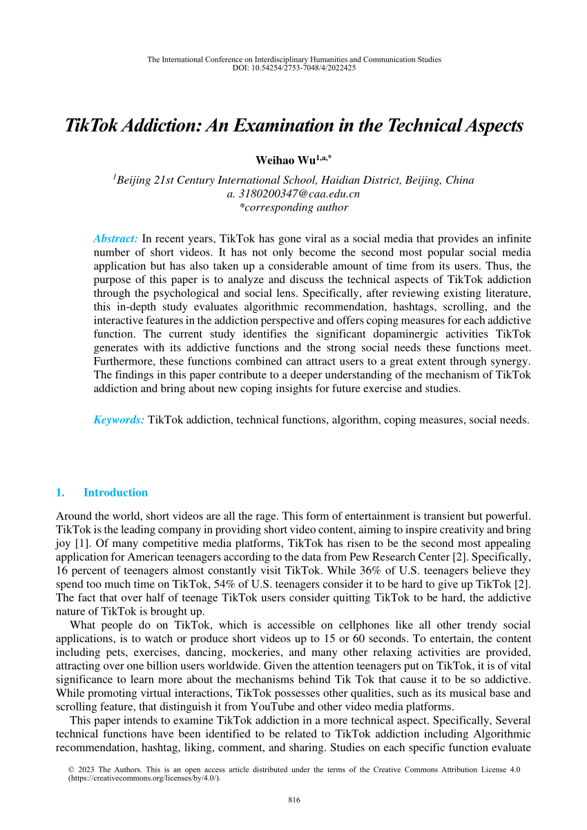 tiktok addiction research paper philippines