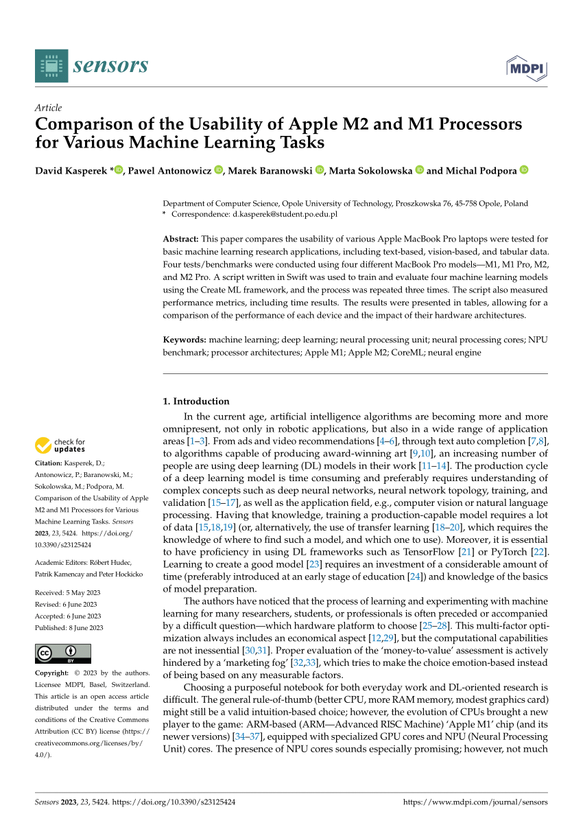 Apple machine clearance learning journal