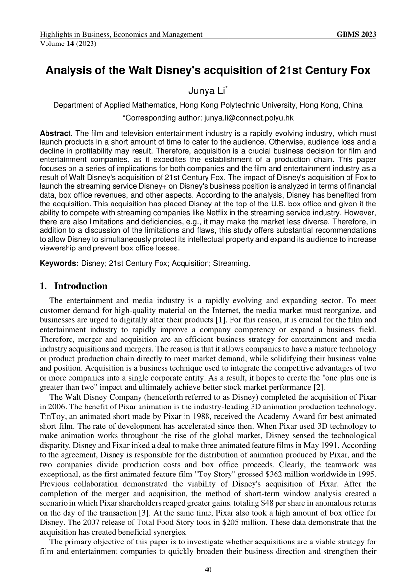 disney and 21st century fox case study pdf