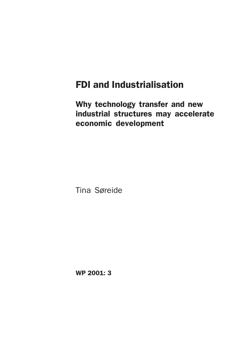 role of industrialisation in economic development