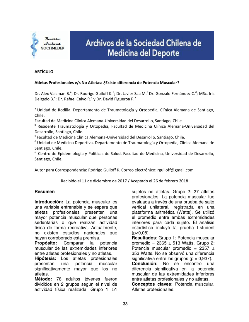 PDF) ANÁLISE DA POTÊNCIA MUSCULAR EM JOVENS ATLETAS E NÃO ATLETAS