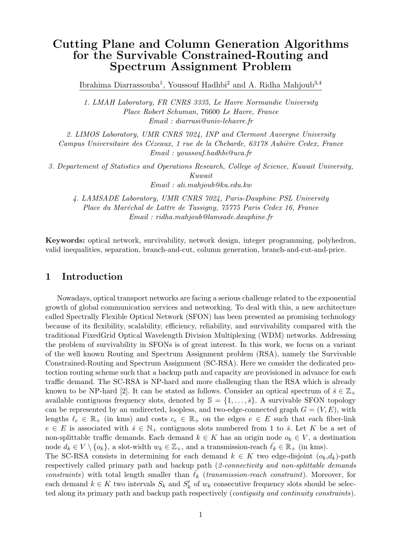 assignment problem constrained